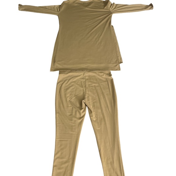 Faith and Joy Pants & Jumpsuits Womens 3xl Sweatsuit Cream And